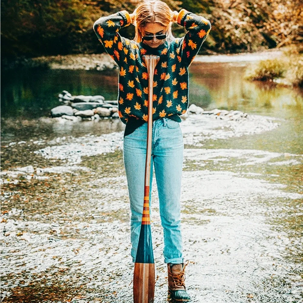 KJP Cozy Cabin Sweater Leaf 🍂 pattern - Picture 4 of 5